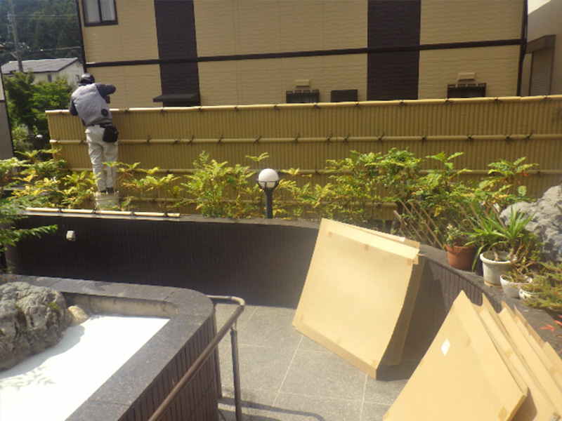 様邸　外構フェンス新設工事　写真